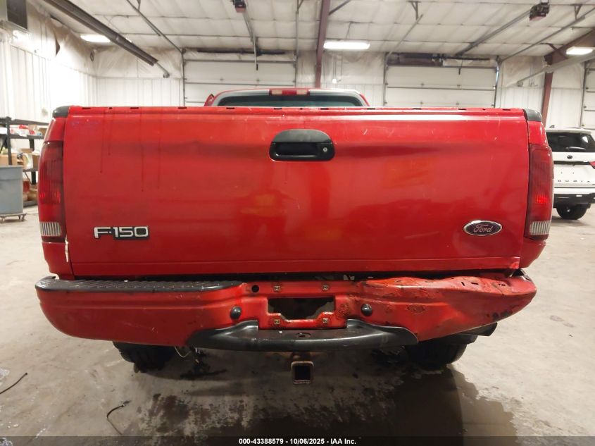 1998 Ford F-150 Lariat/Standard/Xl/Xlt VIN: 1FTZF1768WKB29624 Lot: 43388579