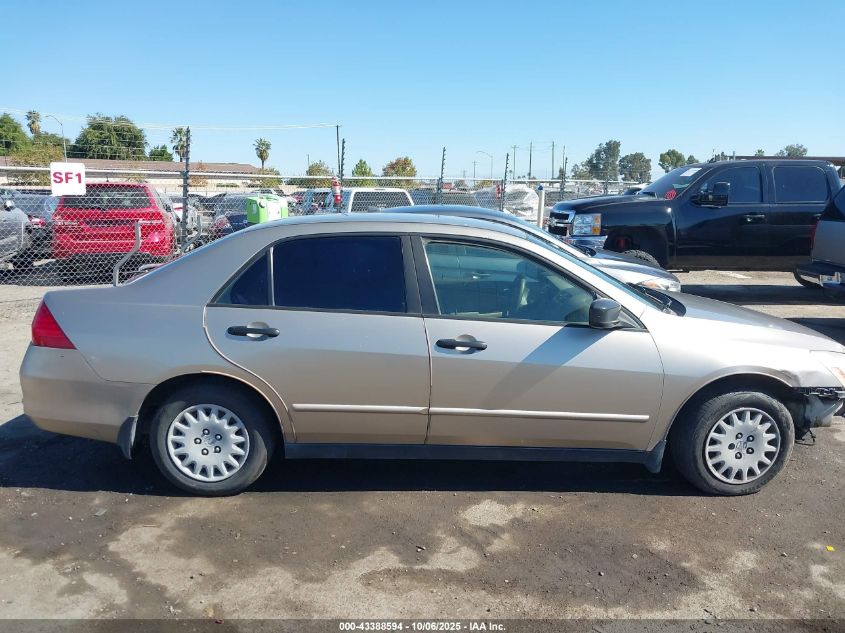 2007 Honda Accord 2.4 Vp VIN: JHMCM56187C009793 Lot: 43388594