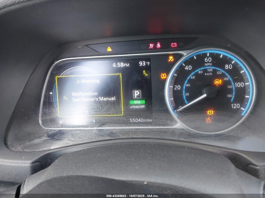 2018 Nissan Leaf Sv VIN: 1N4AZ1CP5JC308022 Lot: 43388602