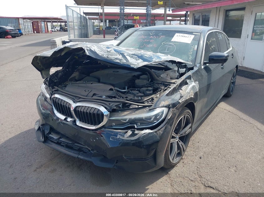 Vin: 3mw5r1j08m8b71250, lot: 43883366, bmw 330i 20212