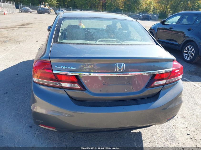 2013 Honda Civic Lx VIN: 19XFB2E56DE034123 Lot: 43388632