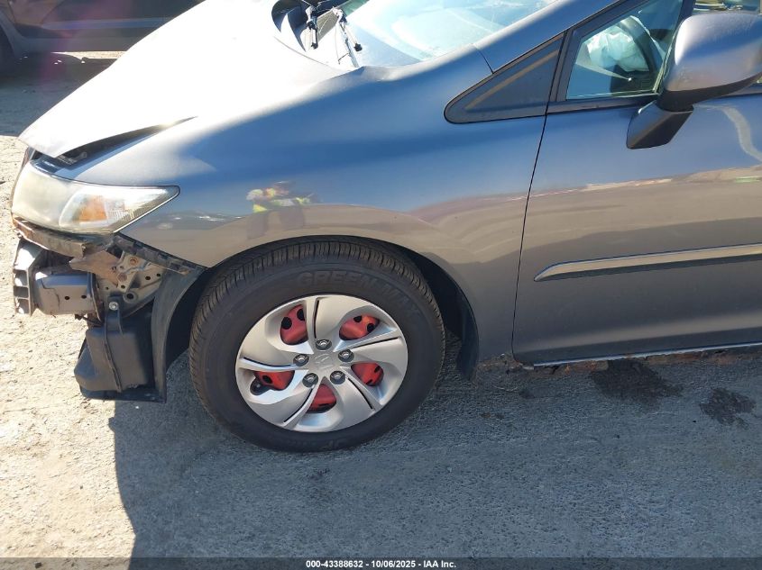 2013 Honda Civic Lx VIN: 19XFB2E56DE034123 Lot: 43388632