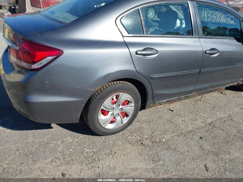 2013 Honda Civic Lx VIN: 19XFB2E56DE034123 Lot: 43388632