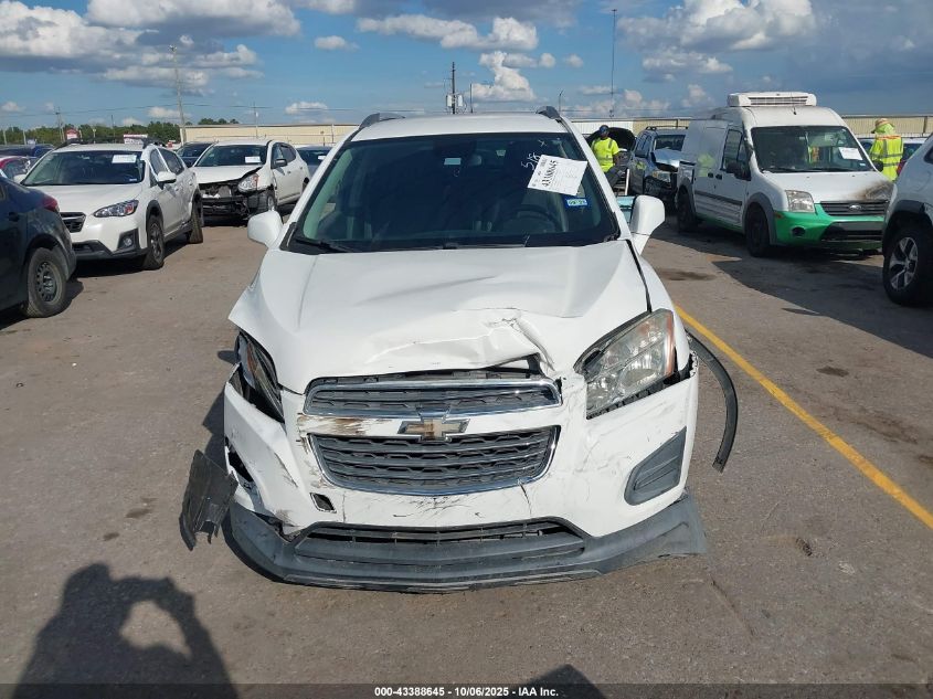 2016 Chevrolet Trax Lt VIN: 3GNCJLSB4GL265227 Lot: 43388645