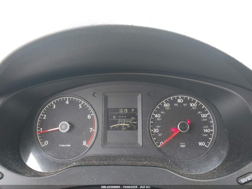 2011 Volkswagen Jetta 2.5L Sel VIN: 3VWLX7AJXBM326247 Lot: 43388660