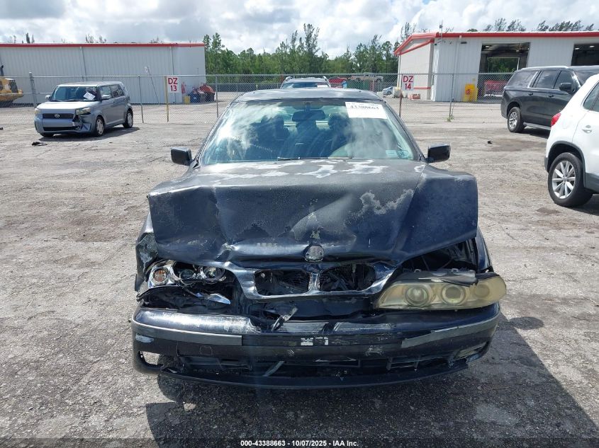 1998 BMW 528I VIN: WBADD6327WBW30937 Lot: 43388663