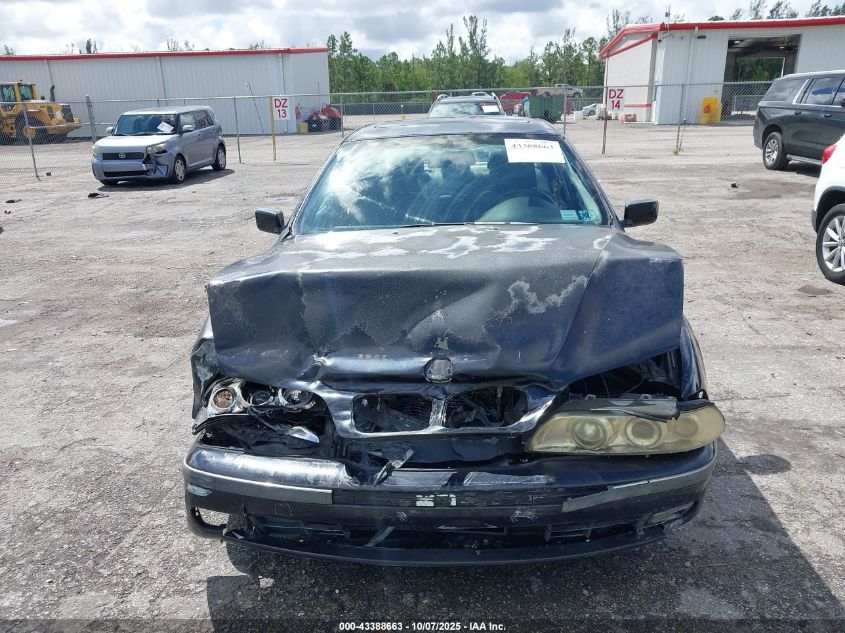 1998 BMW 528I VIN: WBADD6327WBW30937 Lot: 43388663