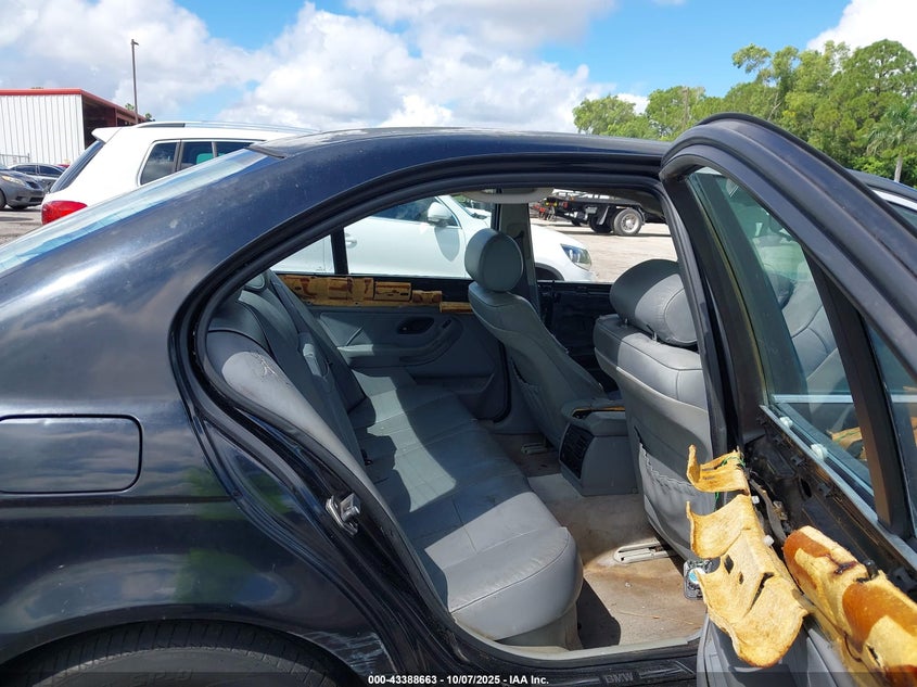 1998 BMW 528I VIN: WBADD6327WBW30937 Lot: 43388663