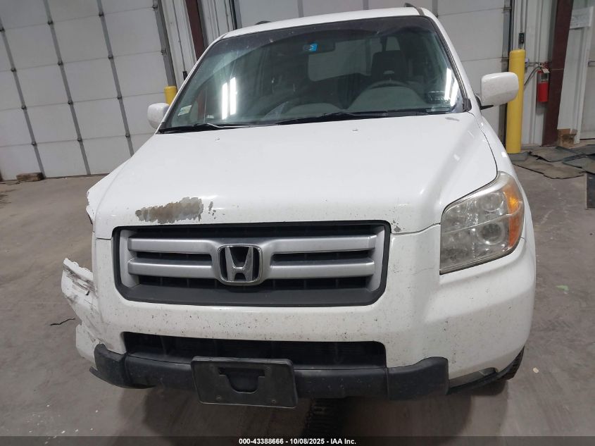 2006 Honda Pilot Ex VIN: 5FNYF28426B010172 Lot: 43388666