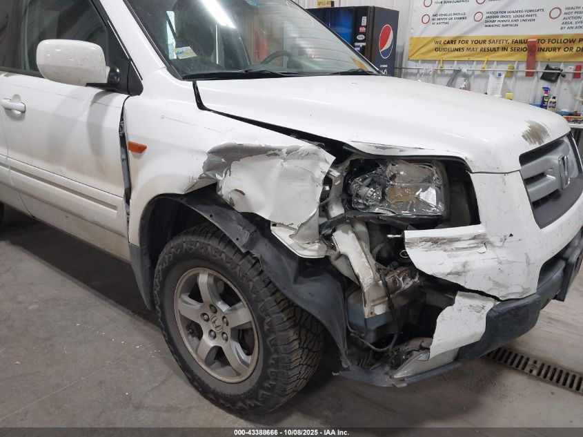 2006 Honda Pilot Ex VIN: 5FNYF28426B010172 Lot: 43388666