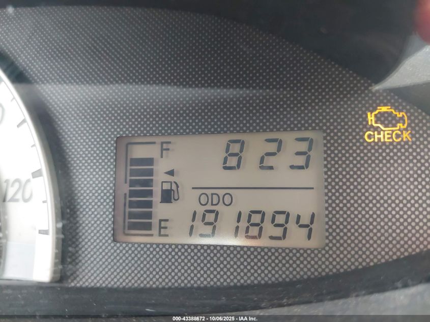 2007 Toyota Yaris VIN: JTDBT923571050814 Lot: 43388672