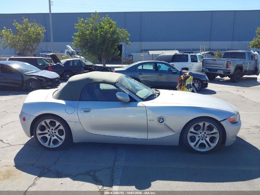 2003 BMW Z4 3.0I VIN: 4USBT53433LU05066 Lot: 43388703