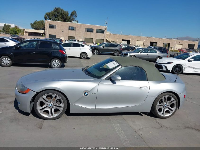 2003 BMW Z4 3.0I VIN: 4USBT53433LU05066 Lot: 43388703