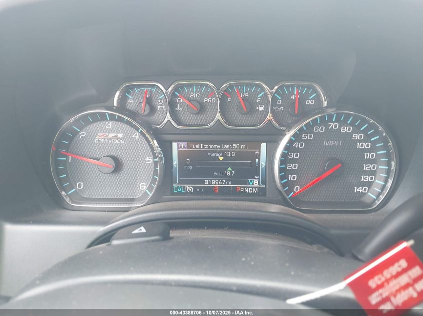 2015 Chevrolet Silverado 1500 2Lt VIN: 3GCUKREC0FG221640 Lot: 43388706