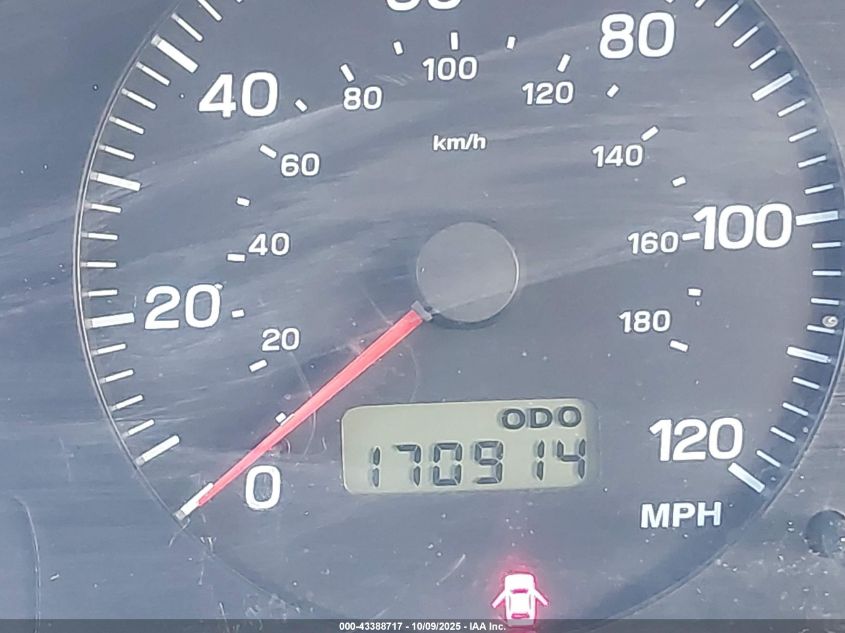 2000 Subaru Outback VIN: JF1GF4851YG810119 Lot: 43388717