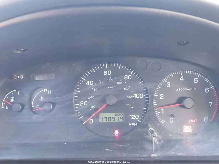 2000 Subaru Outback VIN: JF1GF4851YG810119 Lot: 43388717