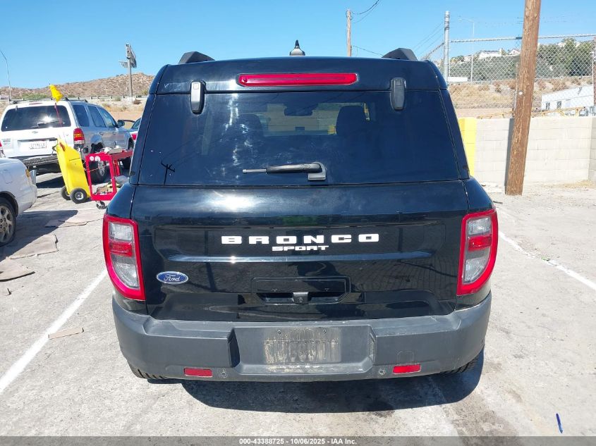 2022 Ford Bronco Sport Outer Banks VIN: 3FMCR9C66NRD23902 Lot: 43388725