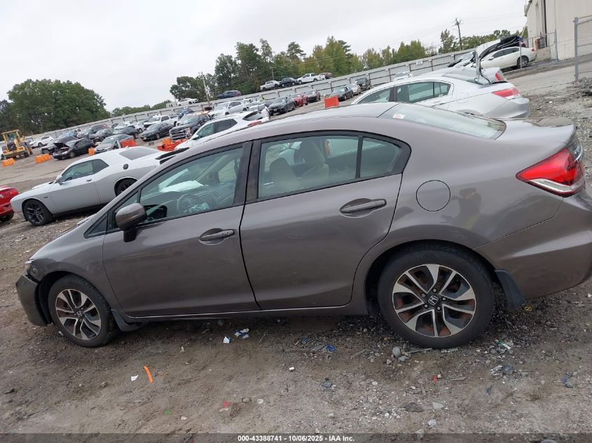 2015 Honda Civic Ex VIN: 19XFB2F81FE102694 Lot: 43388741