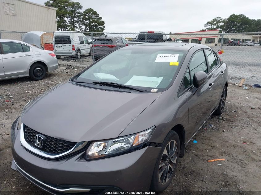 2015 Honda Civic Ex VIN: 19XFB2F81FE102694 Lot: 43388741