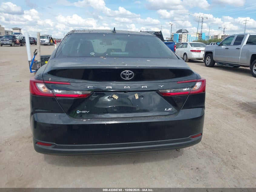 2025 Toyota Camry Le VIN: 4T1DAACK7SU586110 Lot: 43388748