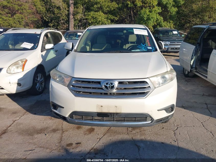 2012 Toyota Highlander VIN: 5TDZA3EH5CS027278 Lot: 43388754