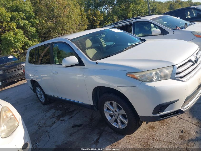2012 Toyota Highlander VIN: 5TDZA3EH5CS027278 Lot: 43388754