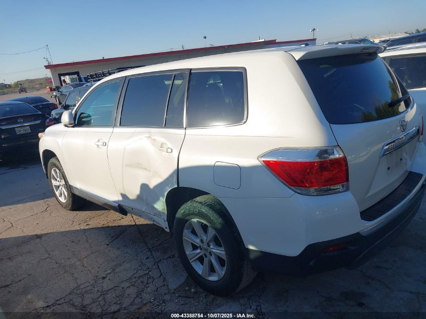 2012 Toyota Highlander VIN: 5TDZA3EH5CS027278 Lot: 43388754