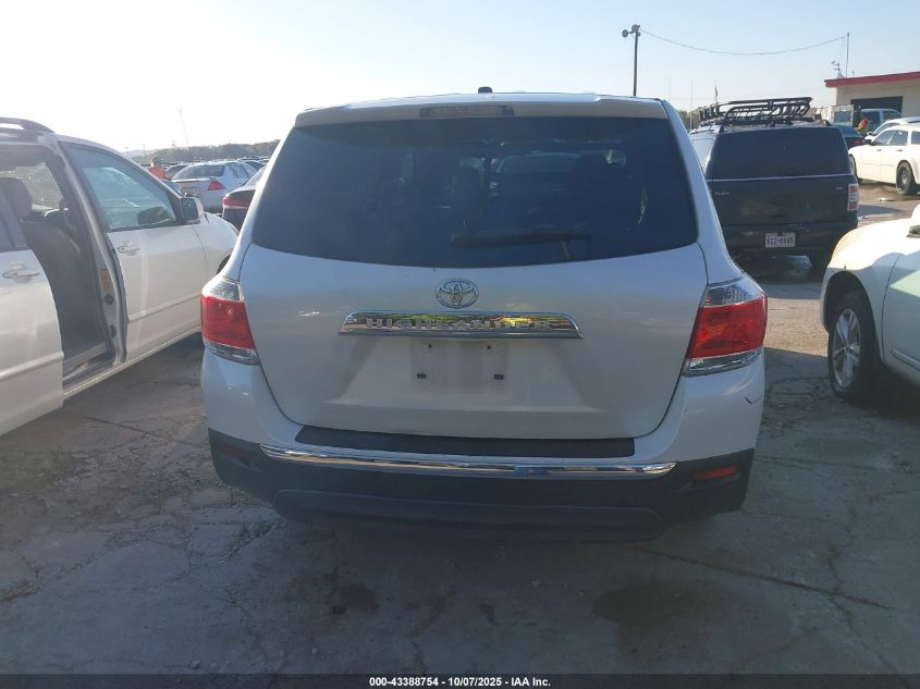 2012 Toyota Highlander VIN: 5TDZA3EH5CS027278 Lot: 43388754