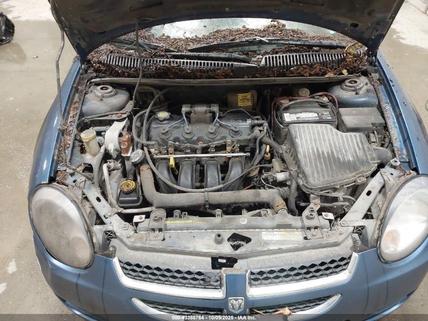 2003 Dodge Neon Se VIN: 1B3AS26C93D120468 Lot: 43388764