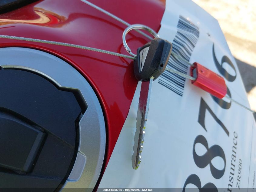 2024 Kawasaki Zr900 F VIN: ML5ZRDF16RDA69427 Lot: 43388766