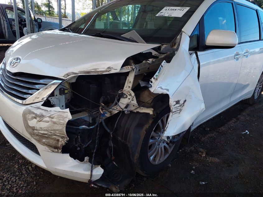 2015 Toyota Sienna Xle Premium 8 Passenger VIN: 5TDYK3DC7FS558405 Lot: 43388791