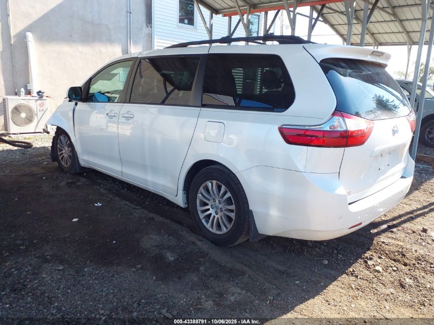 2015 Toyota Sienna Xle Premium 8 Passenger VIN: 5TDYK3DC7FS558405 Lot: 43388791