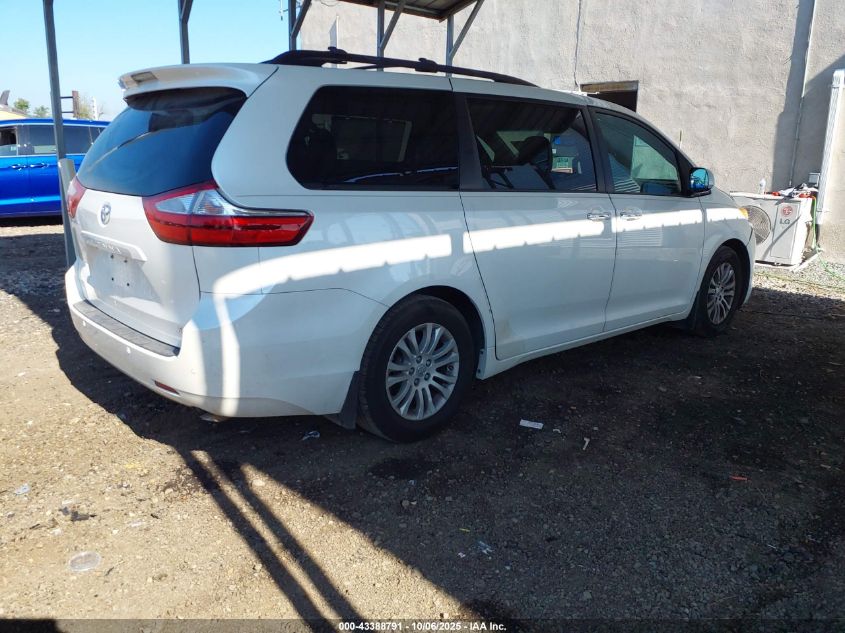 2015 Toyota Sienna Xle Premium 8 Passenger VIN: 5TDYK3DC7FS558405 Lot: 43388791
