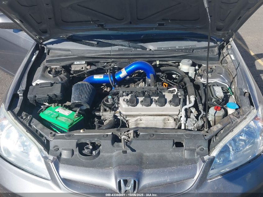 2005 Honda Civic Ex VIN: 1HGEM21925L077690 Lot: 43388801