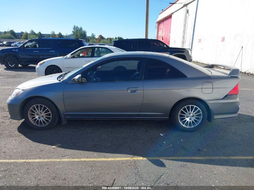 2005 Honda Civic Ex VIN: 1HGEM21925L077690 Lot: 43388801