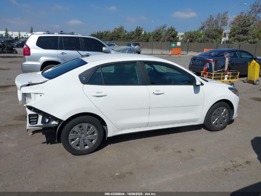 2020 Kia Rio Lx VIN: 3KPA24ADXLE260182 Lot: 43388844