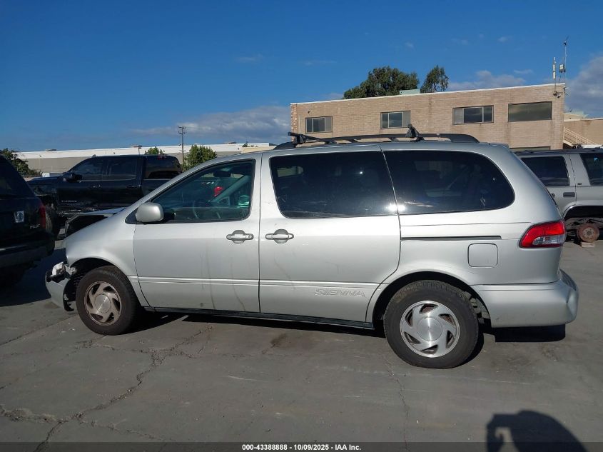2002 Toyota Sienna Le VIN: 4T3ZF13C12U450451 Lot: 43388888