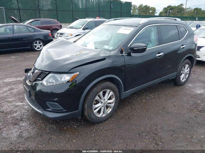 2015 Nissan Rogue Sv VIN: KNMAT2MV0FP543605 Lot: 43388899
