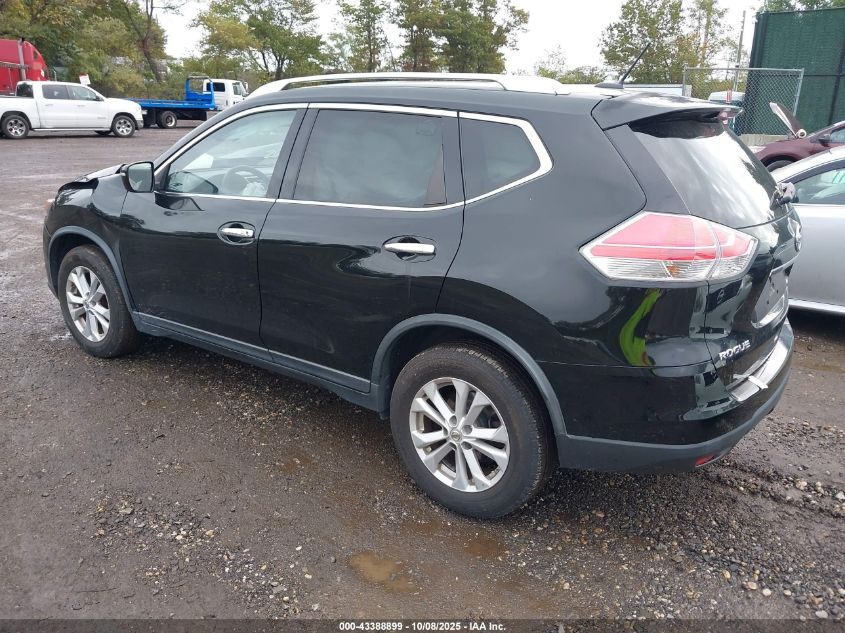 2015 Nissan Rogue Sv VIN: KNMAT2MV0FP543605 Lot: 43388899