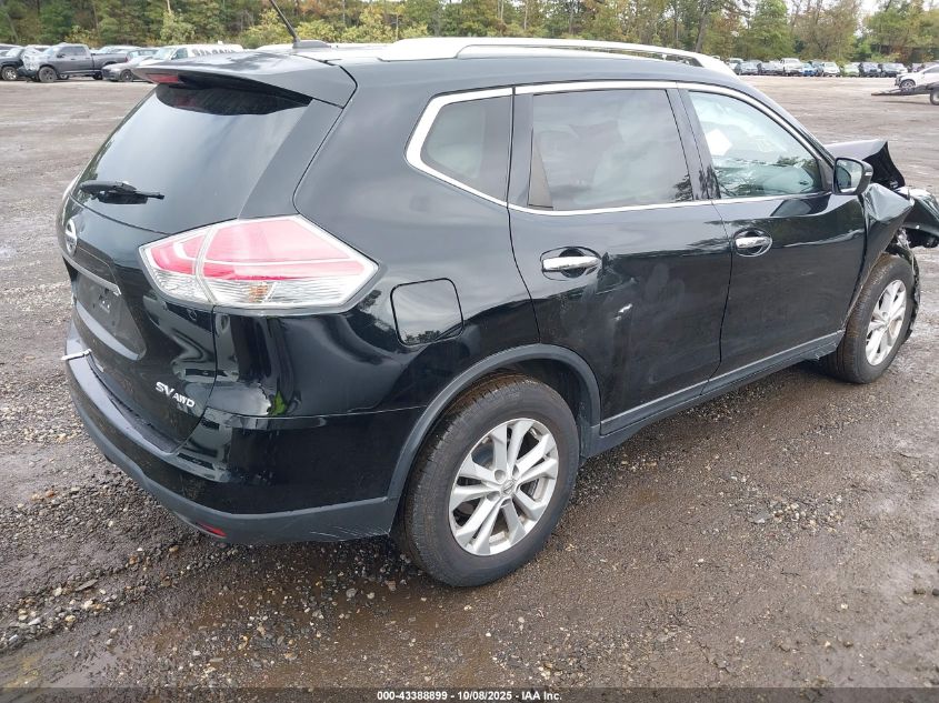 2015 Nissan Rogue Sv VIN: KNMAT2MV0FP543605 Lot: 43388899