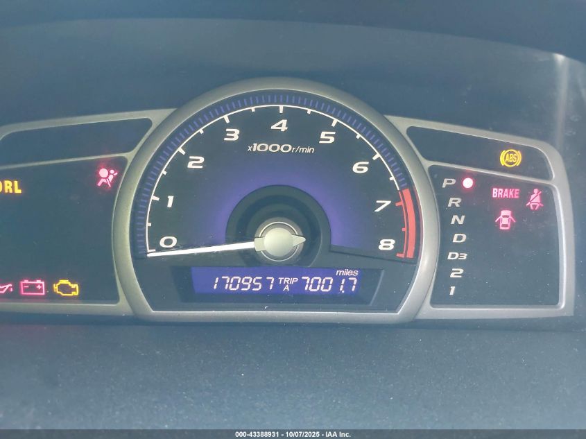 2007 Honda Civic Lx VIN: 1HGFA16577L021065 Lot: 43388931