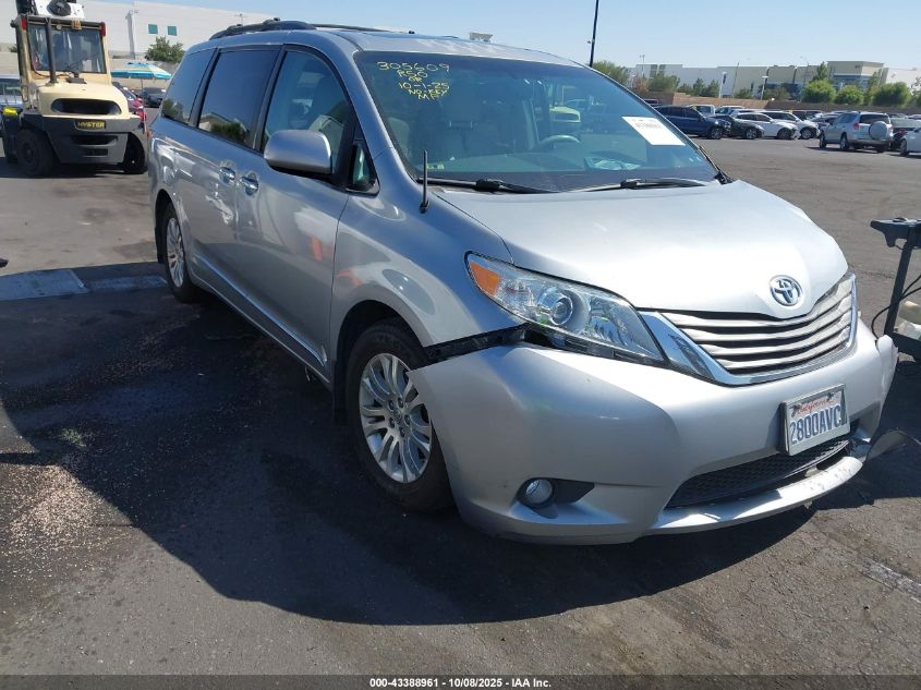 2013 Toyota Sienna Xle V6 8 Passenger VIN: 5TDYK3DC5DS373766 Lot: 43388961