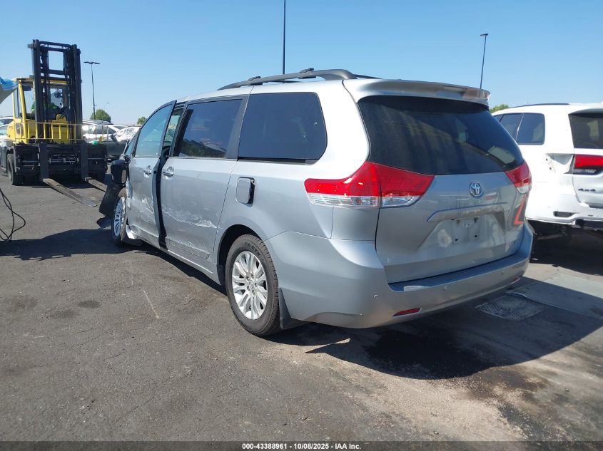 2013 Toyota Sienna Xle V6 8 Passenger VIN: 5TDYK3DC5DS373766 Lot: 43388961