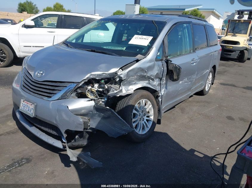 2013 Toyota Sienna Xle V6 8 Passenger VIN: 5TDYK3DC5DS373766 Lot: 43388961