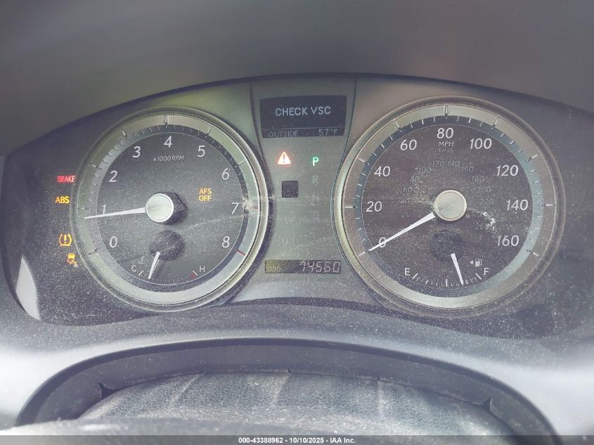 2007 Lexus Es 350 VIN: JTHBJ46G872148492 Lot: 43388962