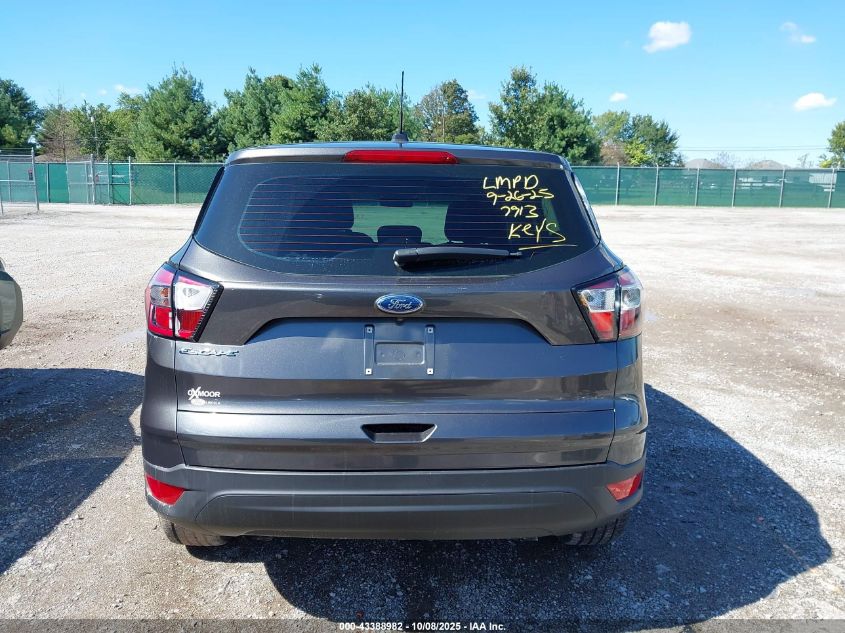 2018 Ford Escape S VIN: 1FMCU0F78JUA27913 Lot: 43388982
