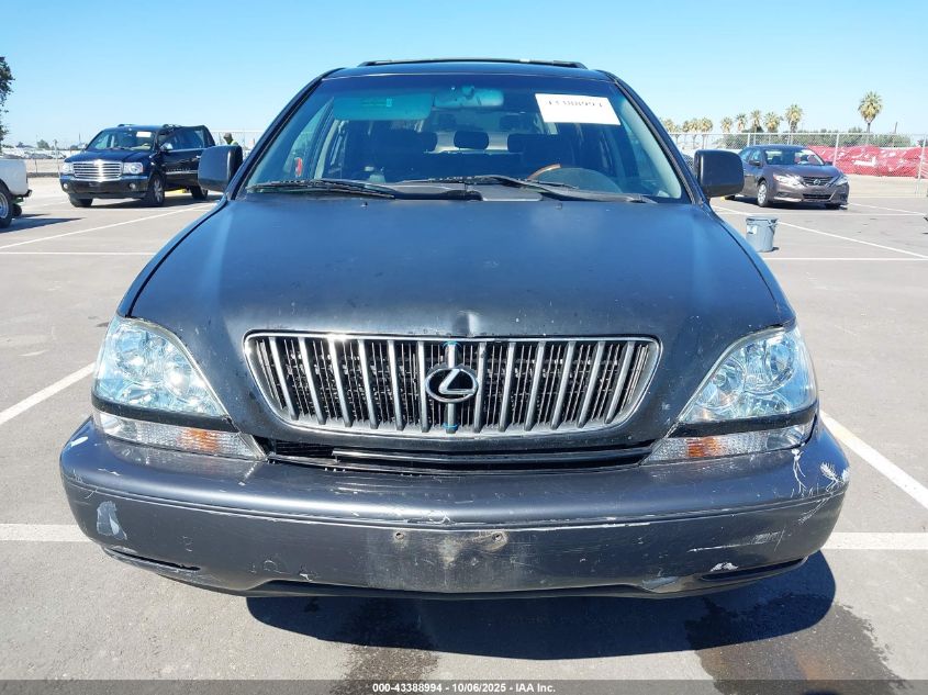 2003 Lexus Rx 300 VIN: JTJHF10U030299761 Lot: 43388994