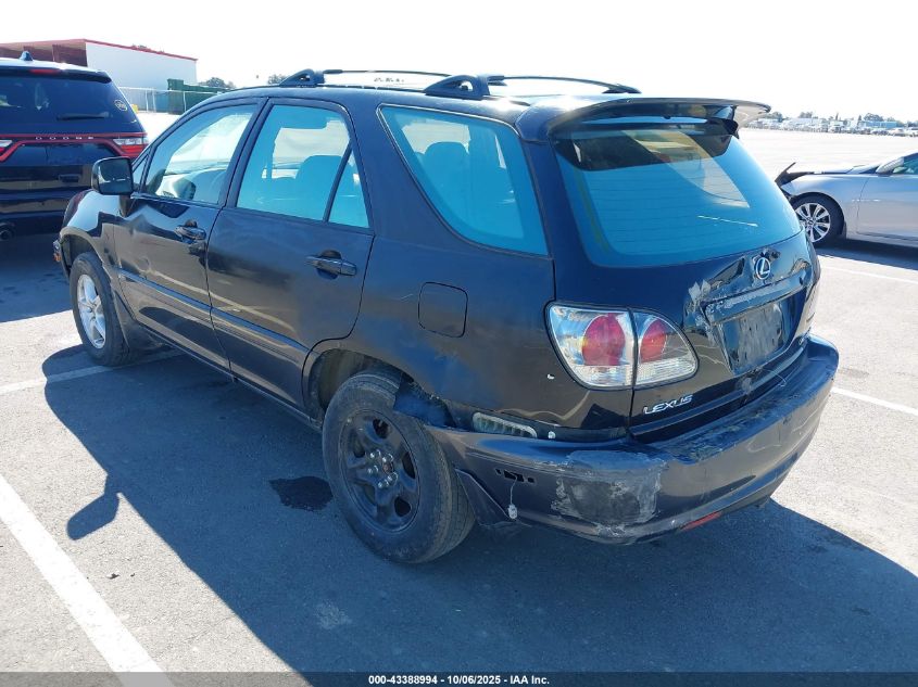 2003 Lexus Rx 300 VIN: JTJHF10U030299761 Lot: 43388994