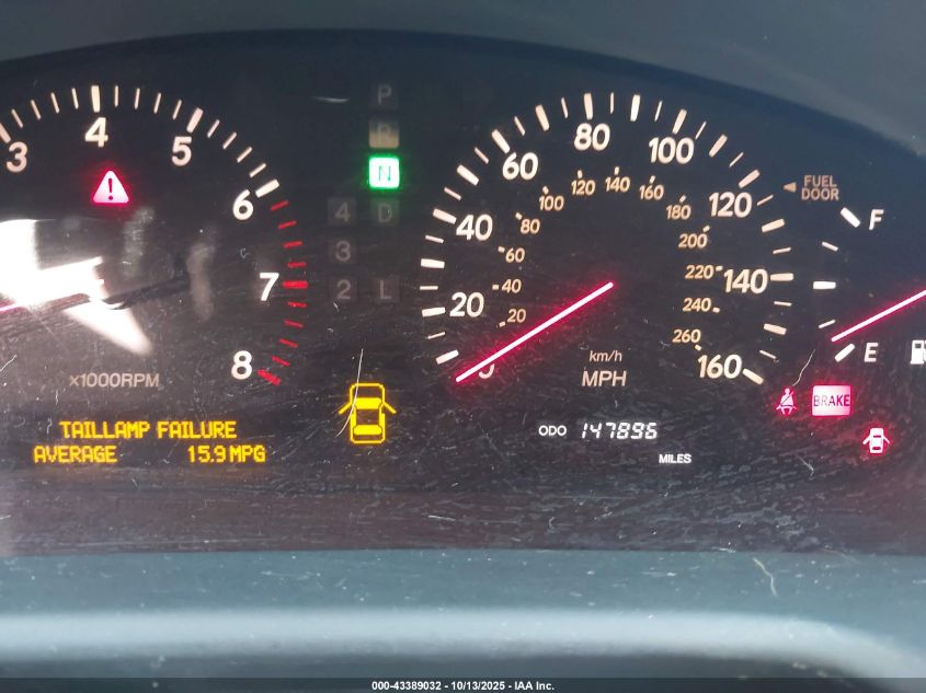 2003 Lexus Ls 430 VIN: JTHBN30F930119569 Lot: 43389032