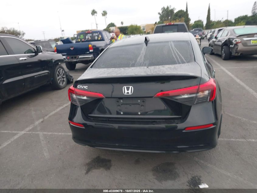 2023 Honda Civic Lx VIN: 2HGFE2F29PH553950 Lot: 43389078